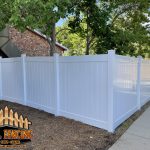 White Vinyl Fence